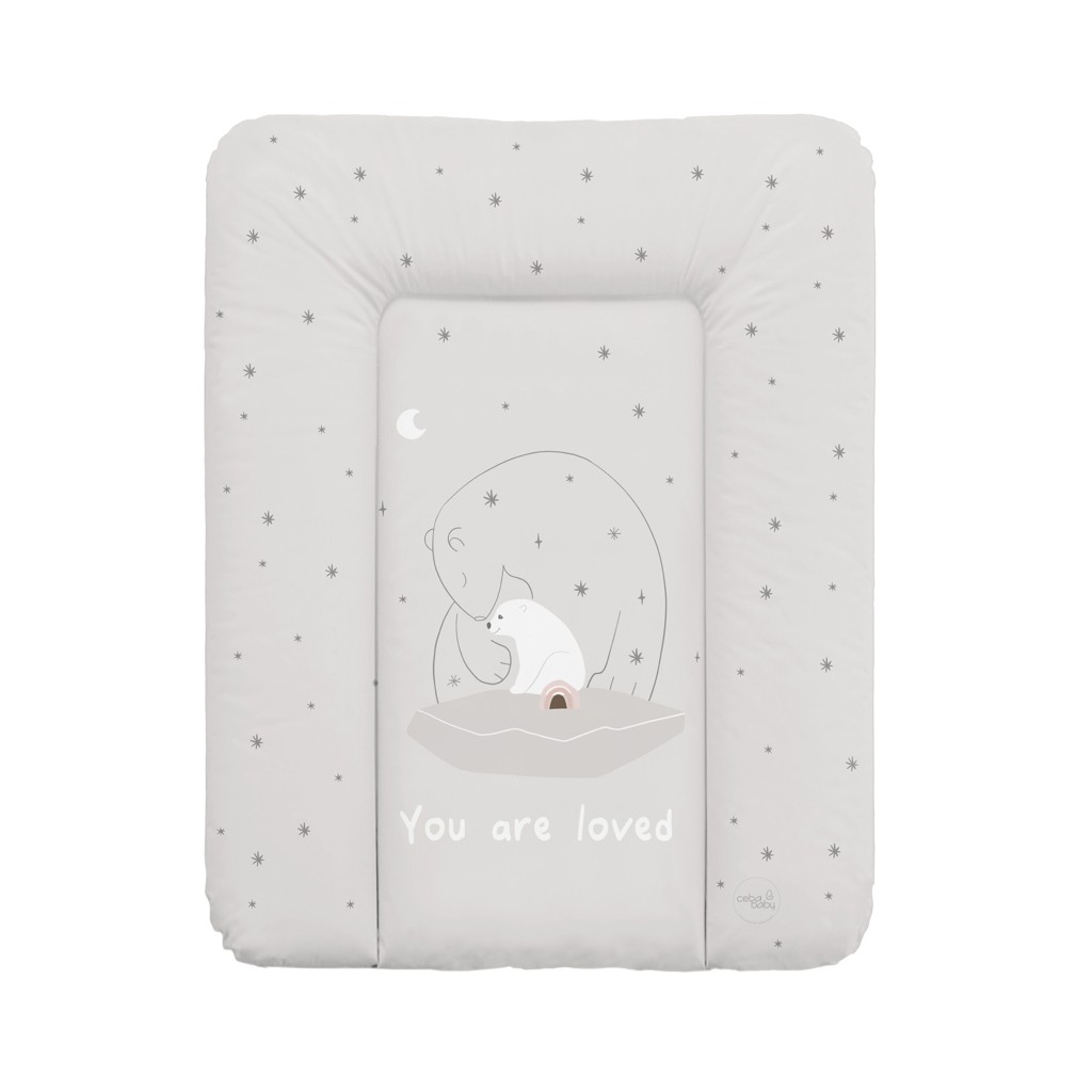CEBA BABY Podložka prebaľovacia mäkká malá (50x70) Basic Polar Bears